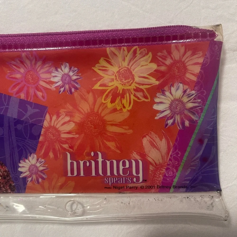 Britney Spears 2001 Pencil Case Pouch – Vintage Collectible 🎤✨